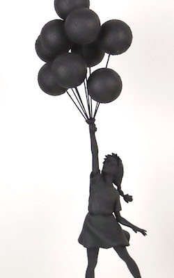 Flying Balloons Girl